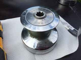 Eine Lewmar 30 Two Speed Winsch